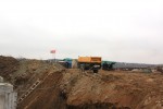 Строительство КАД вблизи территории "Газпром Вилладжа"и соседнего коттеджного посёлка "Петергоф"